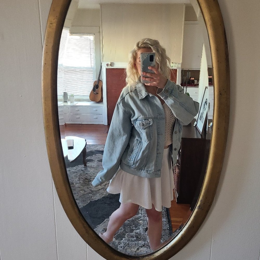 Vintage Pepsi Light-Wash Denim Jacket
